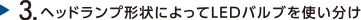 إåɥ׷ˤäLEDХ֤Ȥʬ